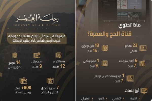 “رحله العمر” فیلم سعودی یشرح مناسک الحج بـ۹ لغات